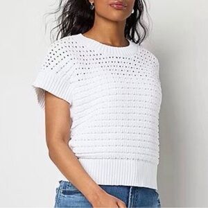 Liz Claiborne Ivory Knit Top